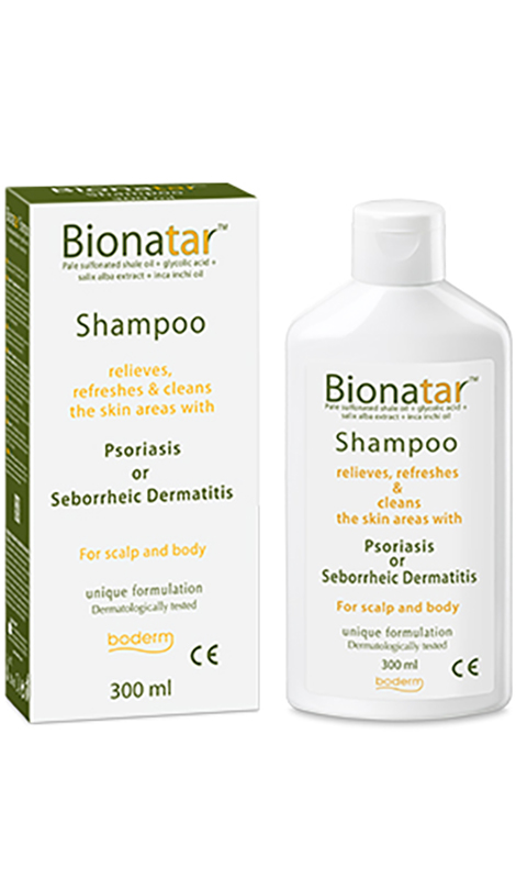 BIONATAR SHAMPOO INDICATO IN PRESENZA DI SINTOMI DI PSORIASI O DERMATITE SEBORROICA 300 ML CE - Farmapre