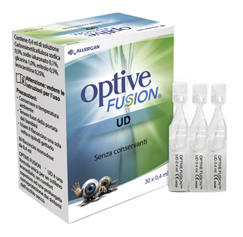 OPTIVE FUSION UD SOLUZIONE OFTALMICA STERILE 30 FLACONCINI MONODOSE 0,4 ML - Farmapre