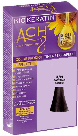 BIOKERATIN ACH8 COLOR PRODIGE 3/N CASTANO SCURO - Farmapre
