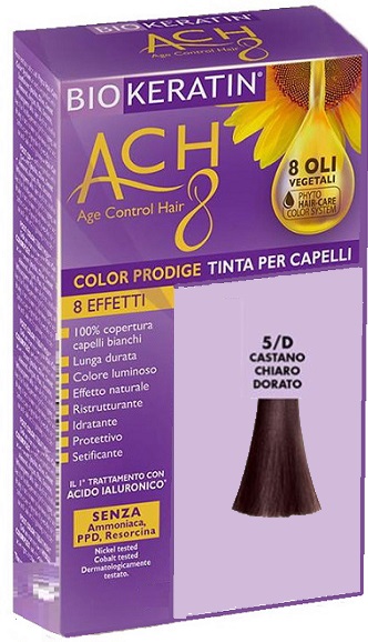 BIOKERATIN ACH8 COLOR PRODIGE 5/D CASTANO CHIARO DORATO - Farmapre