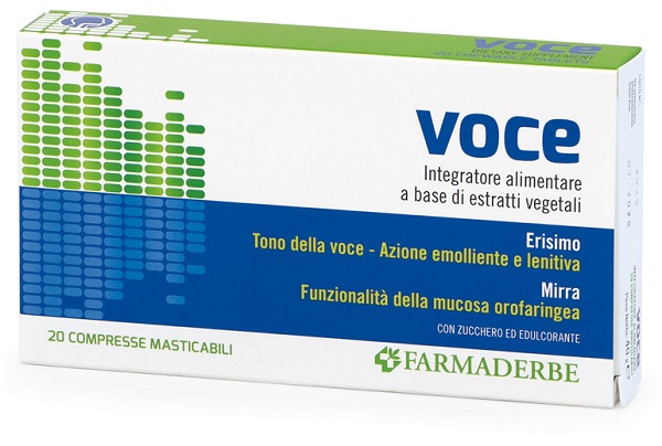VOCE 20 COMPRESSE MASTICABILI - Farmapre