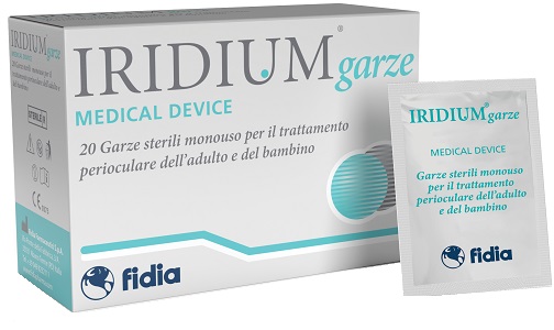 IRIDIUM GARZA OCULARE MEDICATA IN TESSUTO NON TESSUTO 20 PEZZI - Farmapre