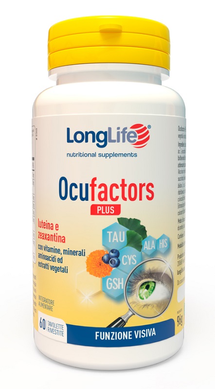 LONGLIFE OCUFACTORS PLUS 60 TAVOLETTE RIVESTITE - Farmapre