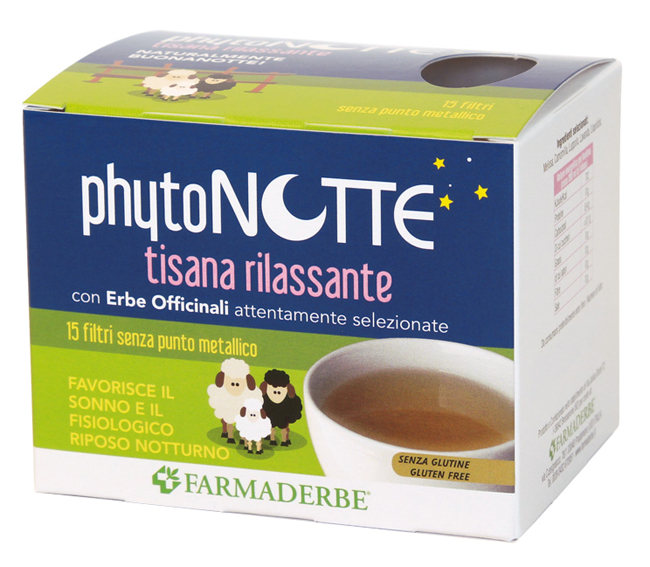 PHYTO NOTTE TISANA RILASSANTE 15 FILTRI DA 18 G - Farmapre