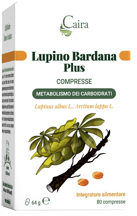 CAIRA LUPINO BARDANA PLUS 80 COMPRESSE DA 0,8 G - Farmapre
