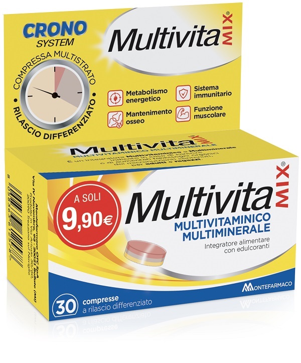 MULTIVITAMIX CRONO 30 COMPRESSE - Farmapre