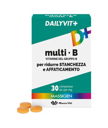 MASSIGEN MULTI B VITAMINE DEL GRUPPO B 30 COMPRESSE RIVESTITA DA 364 MG - Farmapre