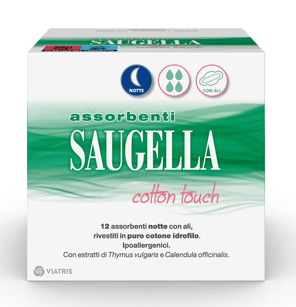 SAUGELLA COTTON TOUCH ASSORBENTI NOTTE 12 PEZZI TAGLIO PREZZO - Farmapre