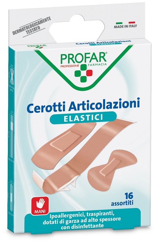 CEROTTO ARTICOLAZIONI ELASTICO PROFAR 16 PEZZI - Farmapre