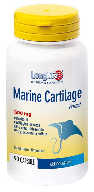 LONGLIFE MARINE CARTILAGE 90 CAPSULE DI GELATINA - Farmapre