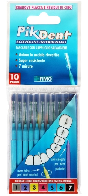 PIKDENT STUZZICOLINO 5 AZZURRO 10 PEZZI - Farmapre