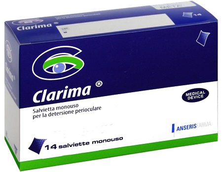 SALVIETTA PERIOCULARE CLARIMA 14 PEZZI - Farmapre