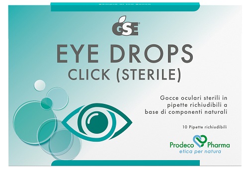GSE EYE DROPS CLICK GOCCE OCULARI 10 PIPETTE 0,5 ML - Farmapre
