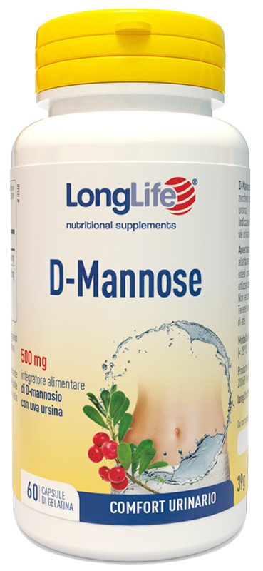 LONGLIFE D-MANNOSE 60 CAPSULE - Farmapre