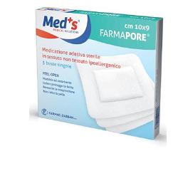 MEDICAZIONE ADESIVA MEDS 10X12 CM 5 PEZZI - Farmapre