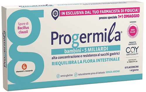 PROGERMILA BAMBINI 5 MILIARDI 6 FLACONCINI 10 ML - Farmapre