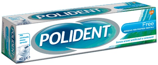 POLIDENT FREE ADESIVO PER PROTESI DENTARIA 40 G - Farmapre