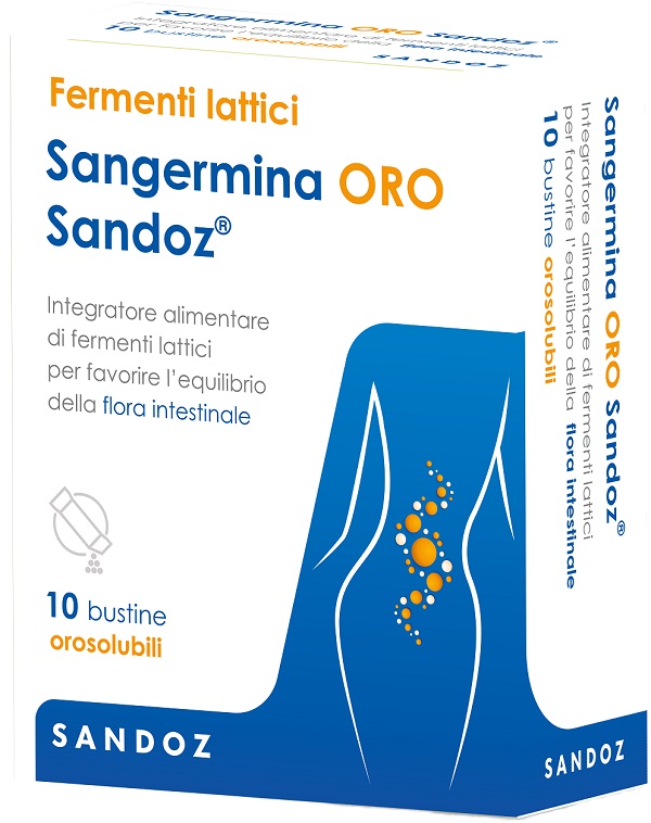 SANGERMINA ORO 10 BUSTINE OROSOLUBILE - Farmapre