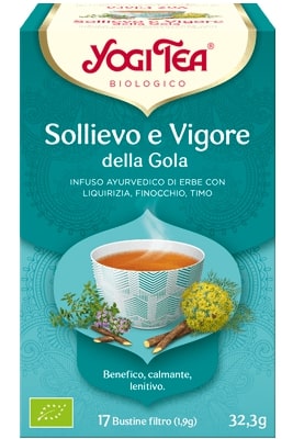 YOGI TEA SOLLIEVO E VIGORE DELLA GOLA 32,3 G - Farmapre