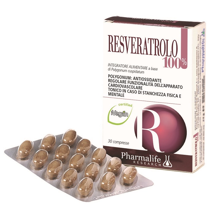 RESVERATROLO 100% 30 COMPRESSE - Farmapre