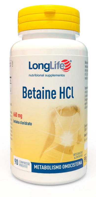 LONGLIFE BETAINE HCL 90 COMPRESSE RIVESTITE - Farmapre