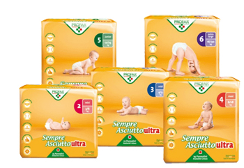 SEMPRE ASCIUTTO ULTRA MINI TAGLIA 2 3/6KG 25 PEZZI PROFAR - Farmapre