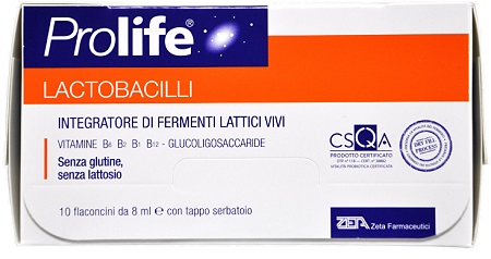 PROLIFE LACTOBACILLI 10 FLACONCINI 8 ML - Farmapre