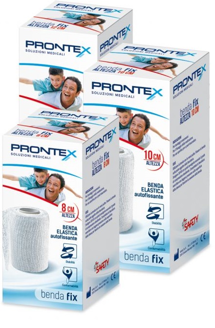 BENDA ELASTICA PRONTEX FIX AUTOFISSANTE 12 CM DI ALTEZZA PER4 METRI IN ESTENSIONE 1 PEZZO - Farmapre