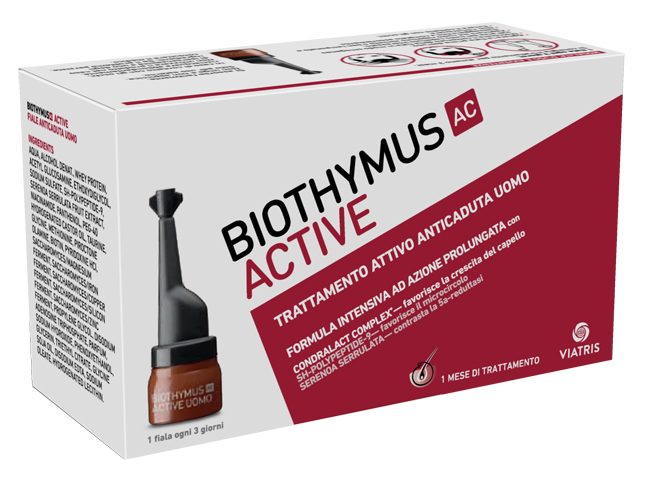 BIOTHYMUS AC ACTIVE TRATTAMENTO ATTIVO ANTICADUTA UOMO 10 FIALE 3,5 ML - Farmapre
