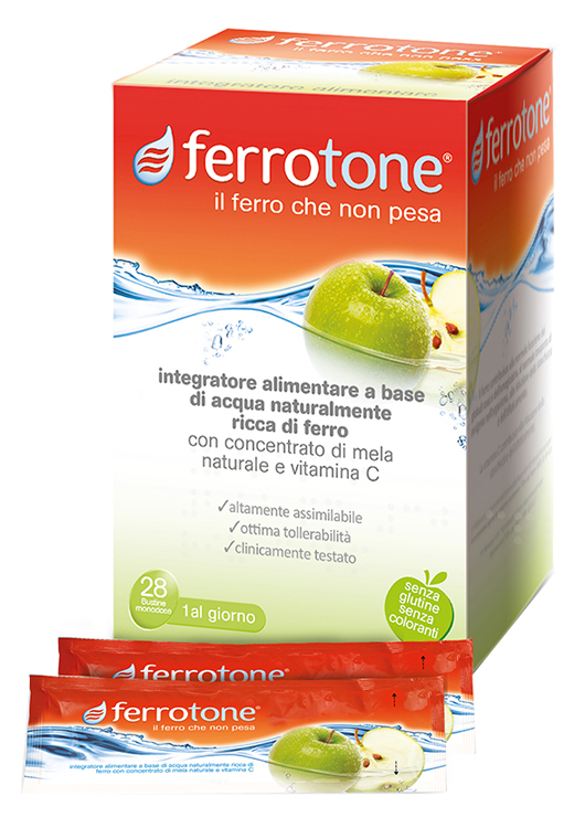 FERROTONE APPLE 28 SACCHETTI 25 ML - Farmapre