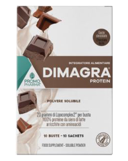 DIMAGRA PROTEIN CIOCCOLATO 10 BUSTE - Farmapre