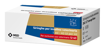 SIRINGA INSULINA USO VETERINARIO MSD-AH 30 SIRINGHE 40 UI/ML - Farmapre