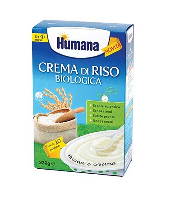 HUMANA CREMA DI RISO BIOLOGICO 230 G - Farmapre