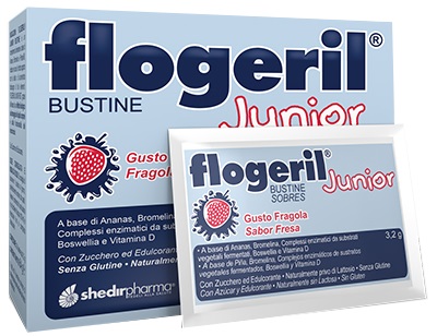 FLOGERIL JUNIOR FRAGOLA 20 BUSTINE - Farmapre