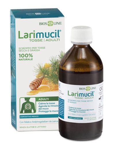 LARIMUCIL TOSSE TOSSE ADULTI SCIROPPO CE 0476V 230 G 175 ML - Farmapre
