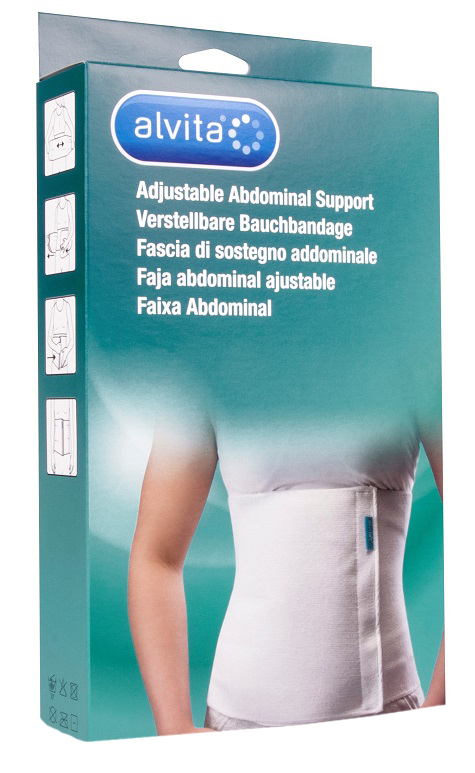 ALVITA FASCIA ADDOMINALE MISURA 2 CIRCONFERENZA 95-100 CM - Farmapre