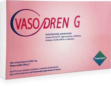 VASODREN G 40 COMPRESSE DA 900 MG - Farmapre