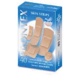 CEROTTO PRONTEX SKIN STRIPS 6 FORMATI ASSORTITI ASTUCCIO 40 PEZZI - Farmapre