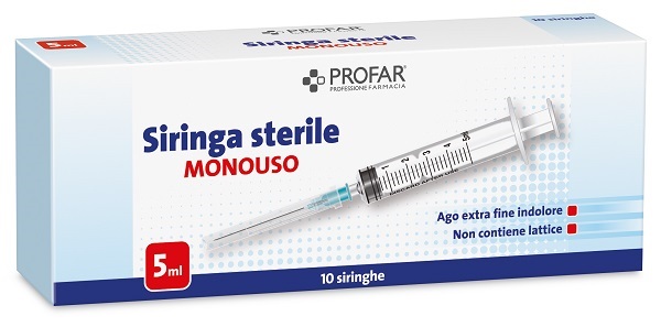 SIRINGA MONOUSO 5 ML PROFAR - Farmapre