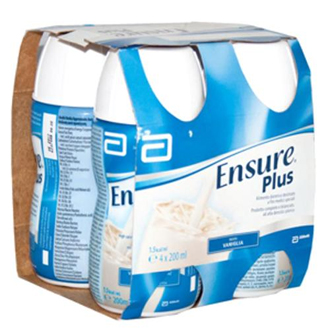 ENSURE PLUS VANIGLIA 4 BOTTIGLIE DA 200 ML - Farmapre