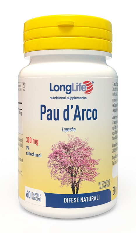 LONGLIFE PAU D'ARCO 60 CAPSULE VEGETALI - Farmapre