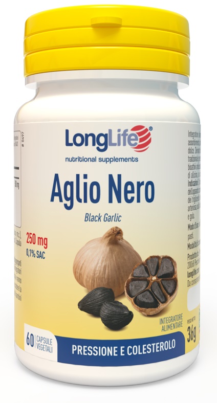 LONGLIFE AGLIO NERO 60 CAPSULE VEGETALI - Farmapre