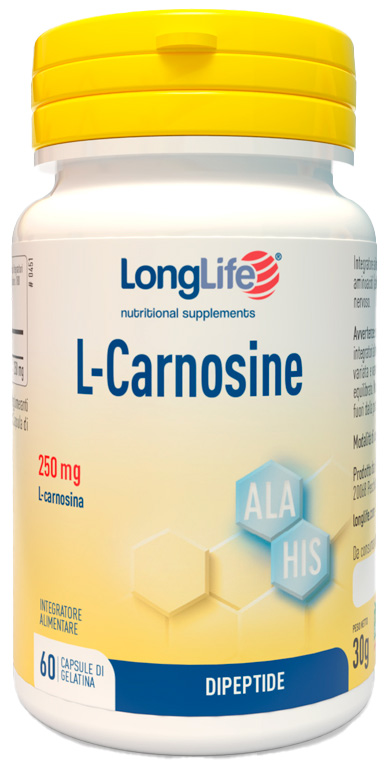 LONGLIFE L-CARNOSINE 60 CAPSULE - Farmapre