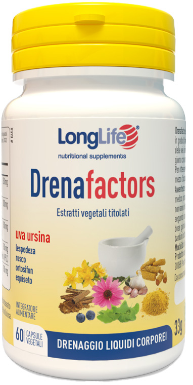 LONGLIFE DRENAFACTORS 60 CAPSULE - Farmapre