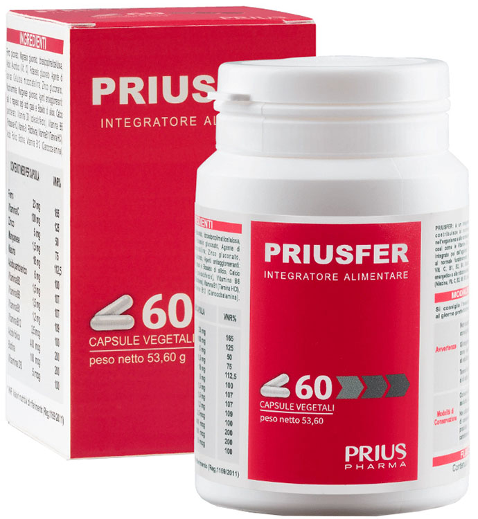 PRIUSFER 60 CAPSULE - Farmapre