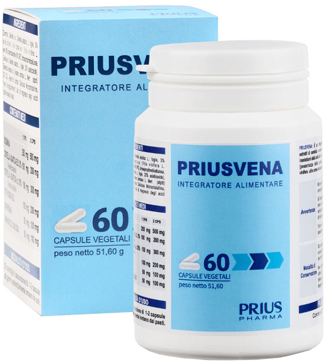 PRIUSVENA 60 CAPSULE - Farmapre
