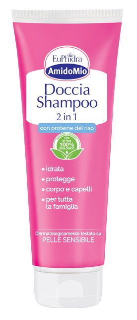 EUPHIDRA AMIDOMIO DOCCIA SHAMPOO 2 IN 1 250 ML - Farmapre