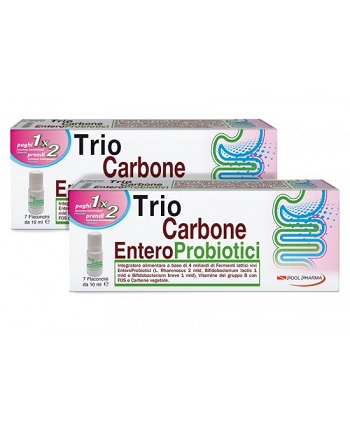 TRIOCARBONE ENTEROPROBIOTICI 7 FLACONCINI X 10 ML - Farmapre