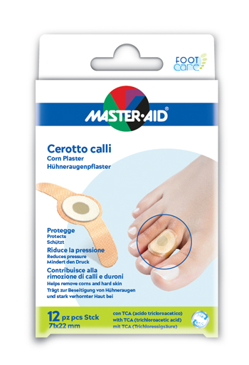 CEROTTO CALLIFUGO MASTER-AID FOOTCARE 71X22 MM 12 PEZZI B2 - Farmapre