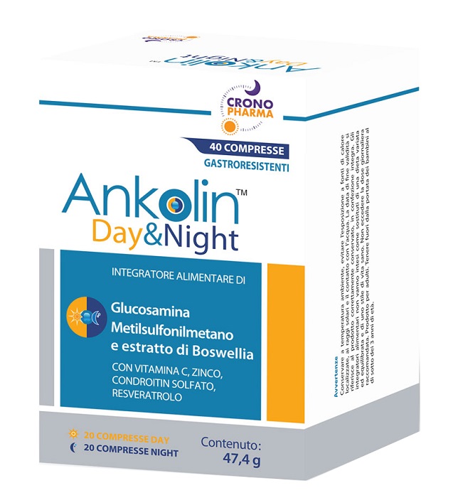 ANKOLIN DAY&NIGHT 20 COMPRESSE GASTRORESISTENTI DAY + 20 COMPRESSE GASTRORESISTENTI NIGHT - Farmapre